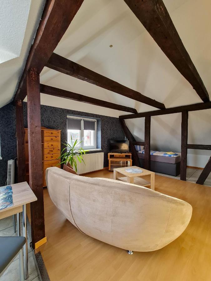 Pension Zum Holzwurm Wittenberge Esterno foto